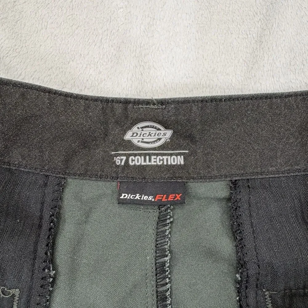 Dickies ’Double Knee Work Pants 67 Collection FLEX Mens 34x24 Olive Green